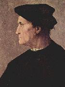 Jacopo Pontormo Profilportrat eines Mannes